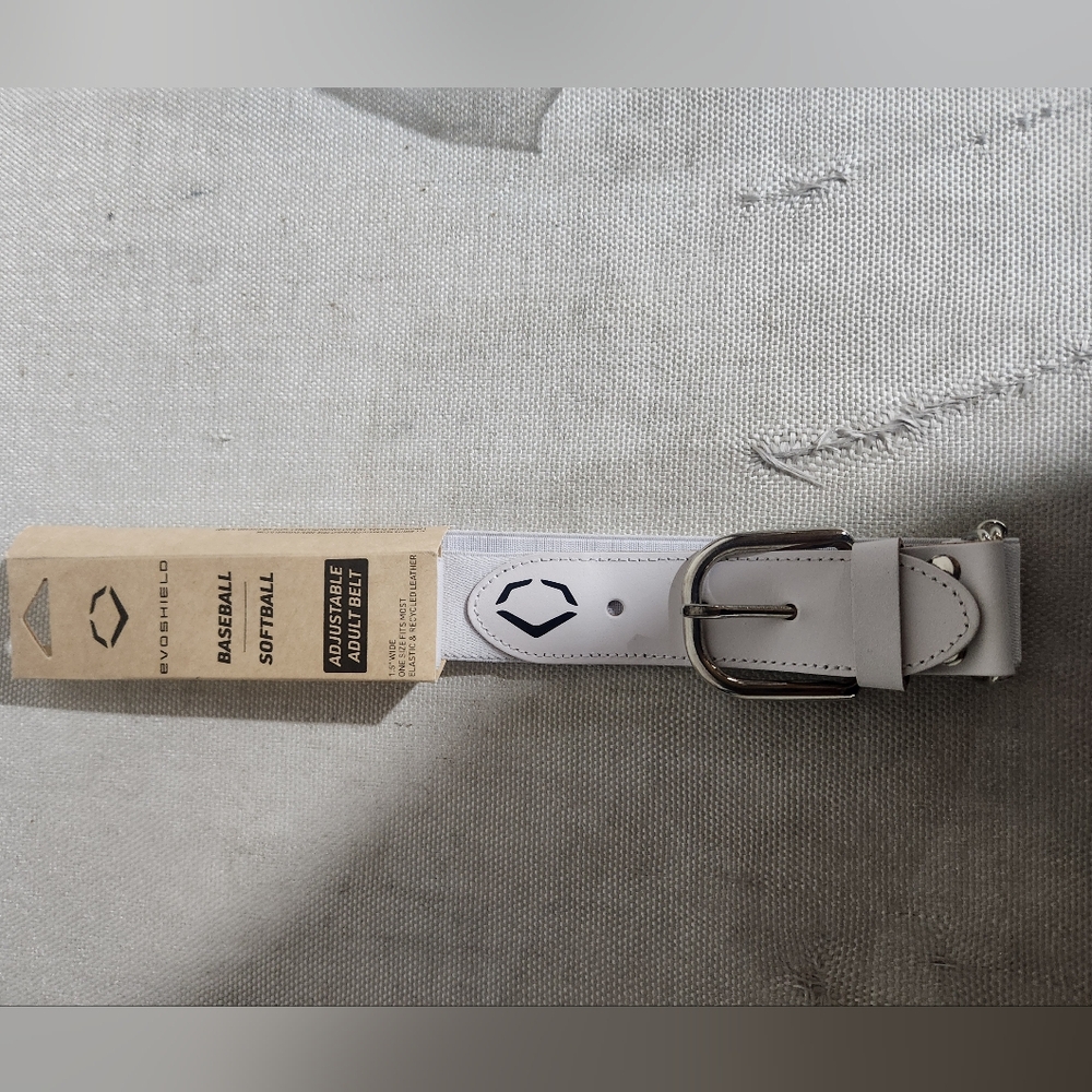 Adult Evoshield Baseball/Softball Adjustable Belt White